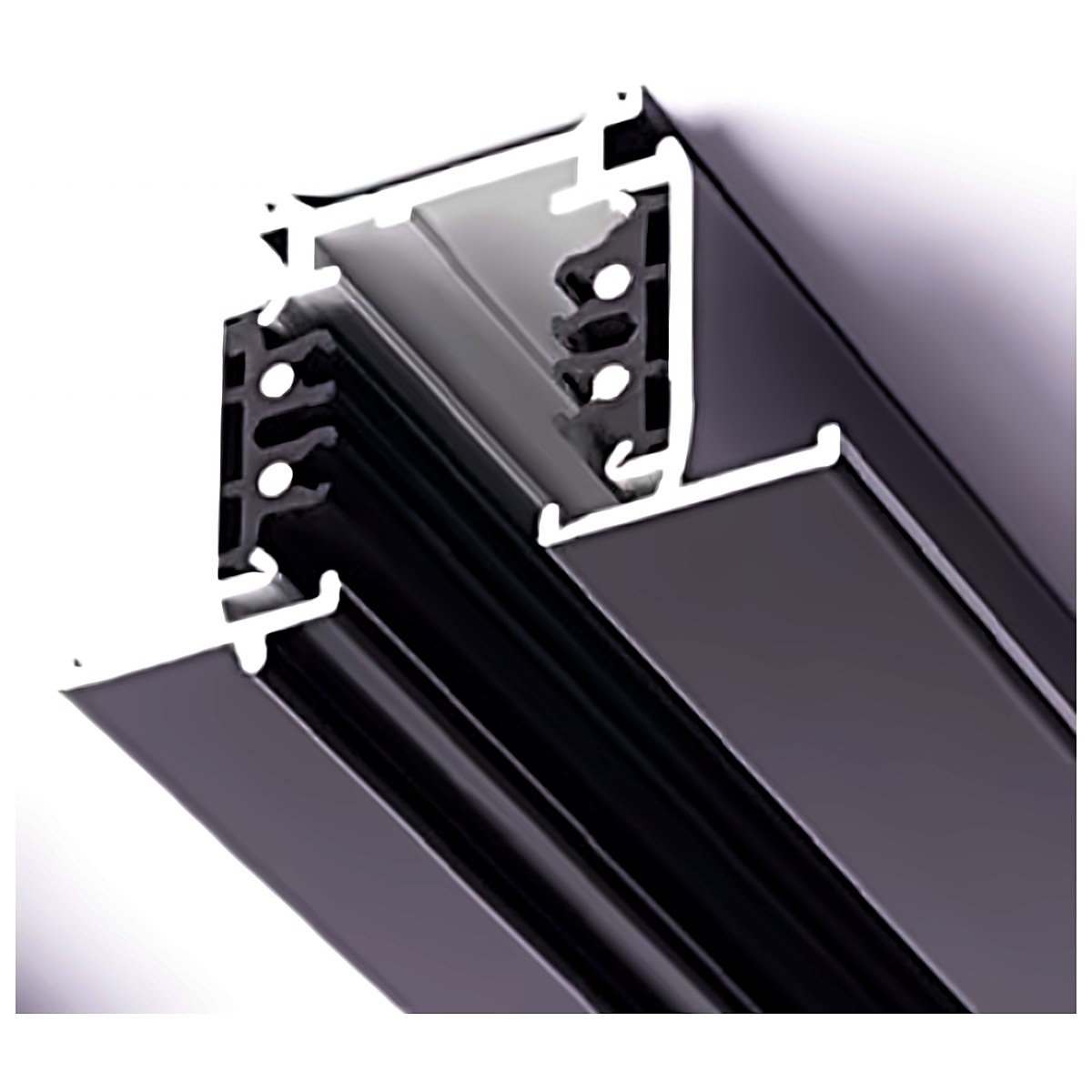 Recessed Track Rail — 4-Wire Track Lighting track lighting component LX-4W-RR