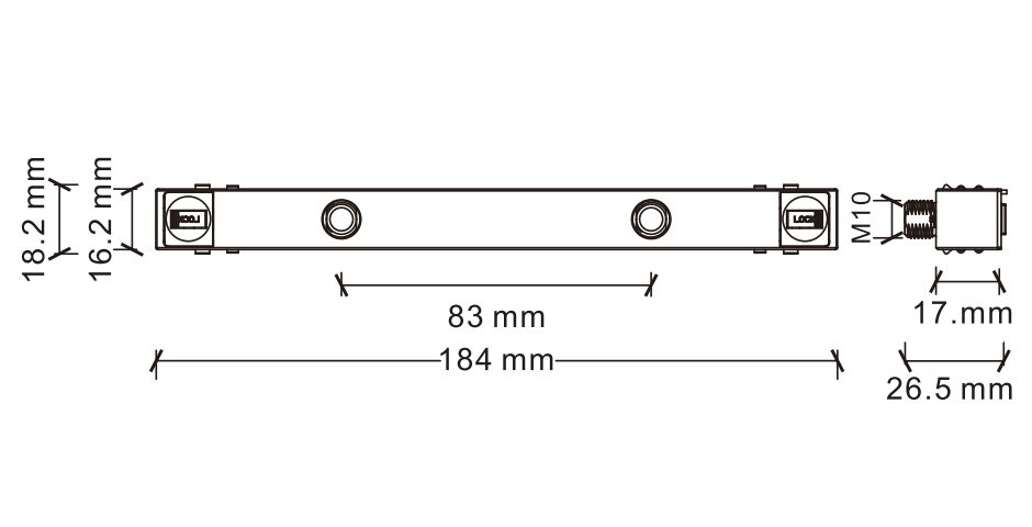 20 Series magnetic track — view 8