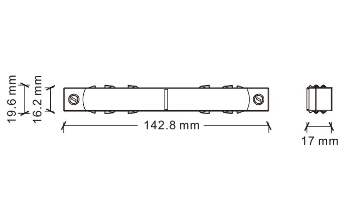 20 Series magnetic track — view 14